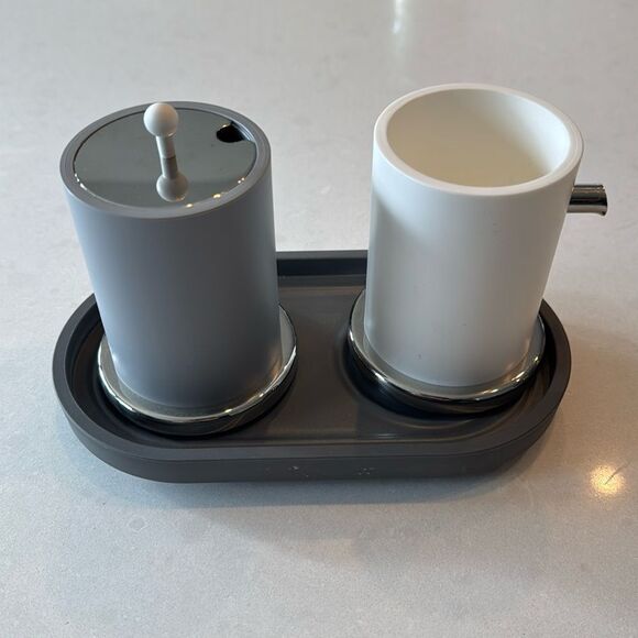 Alessi Italy cream&sugar includes what u see in picture excellent condition. - Picture 1 of 6